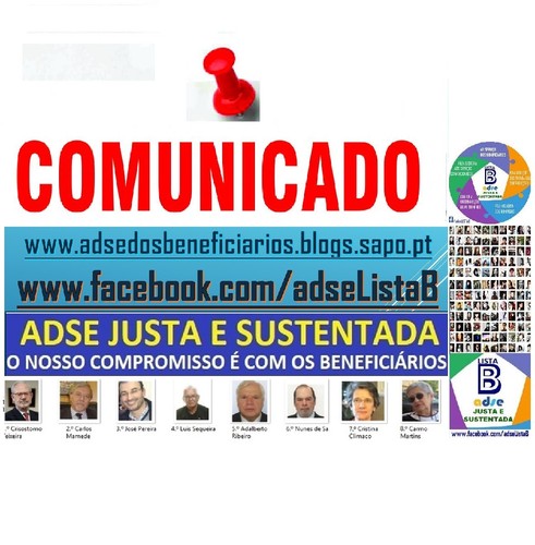 ADSE: Lista B - COMUNICADO DE IMPRENSA - ADSE: Forum Dos Beneficiários ...