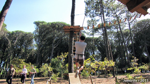Parque Aventura: Slide para o solo