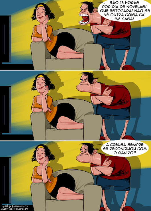 Cartoons - A praga das telenovelas