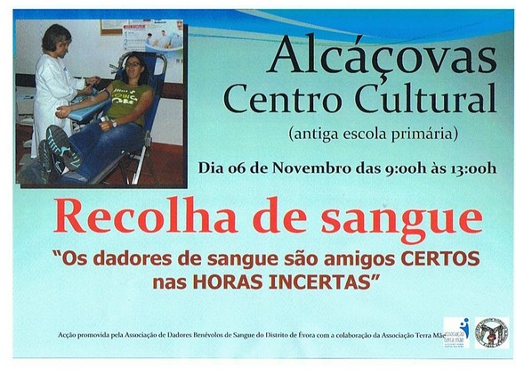 Recolha De Sangue Alc Ovas Terra M E Alc Ovas