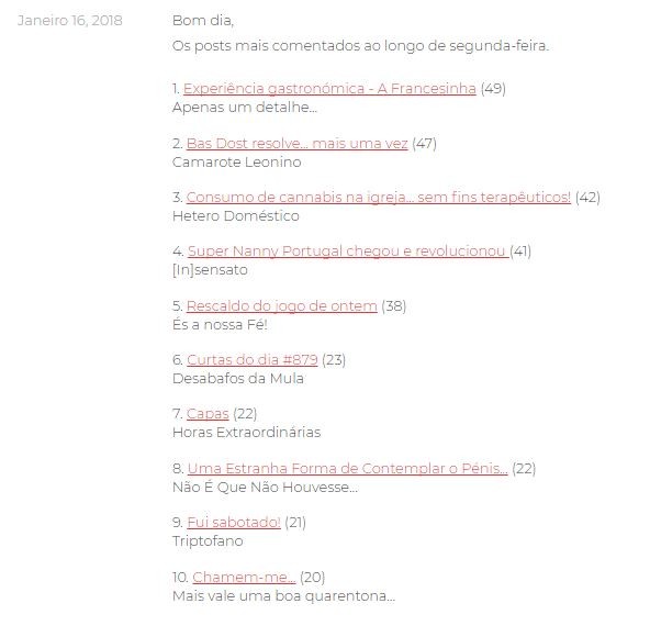 Blog Quentes - Top + dia 15/01/2018