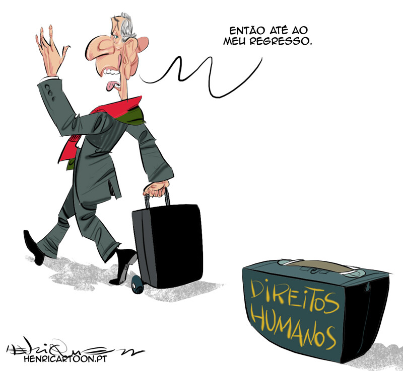 A bagagem henricartoon