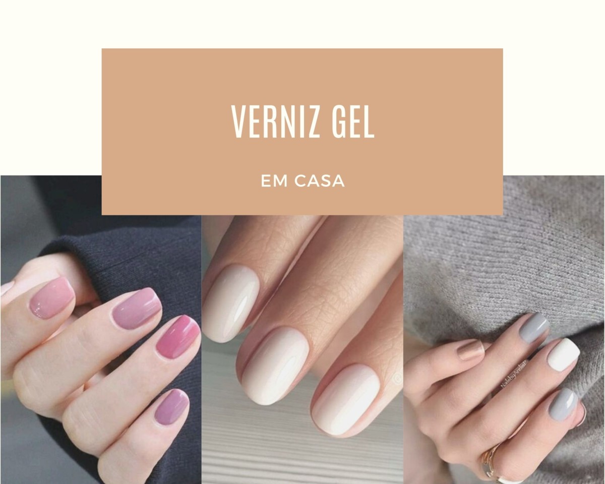 aplicar verniz gel em casa