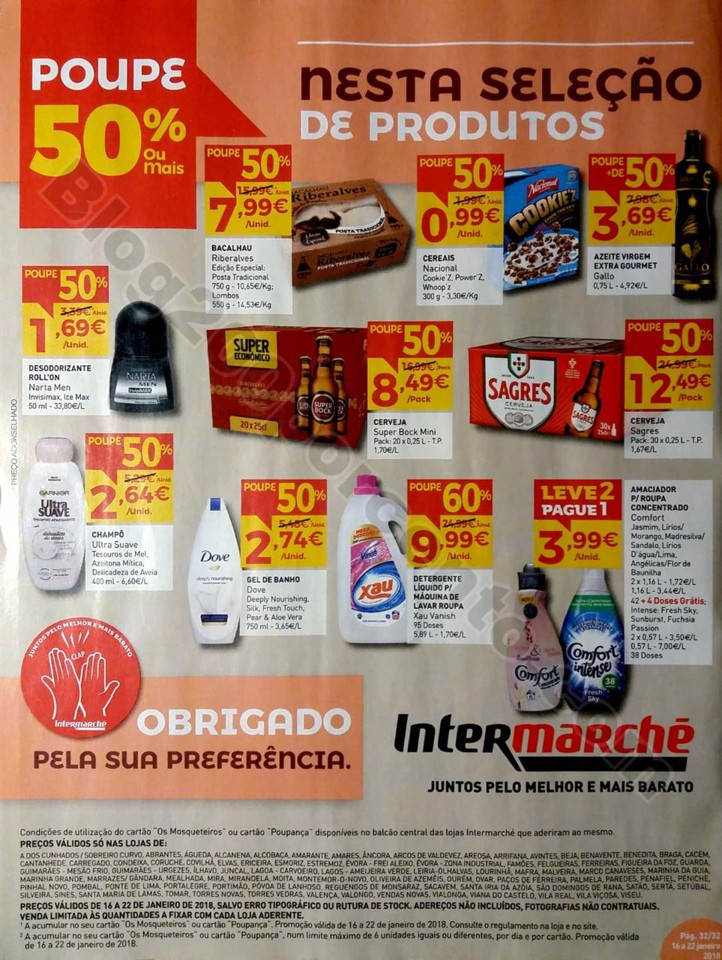 antevisão folheto Intermarché 16a22jan