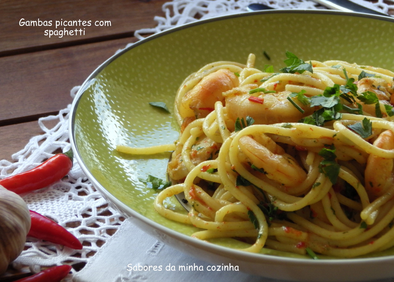 IMGP7121-Gambas picantes com spaghetti-Blog.JPG