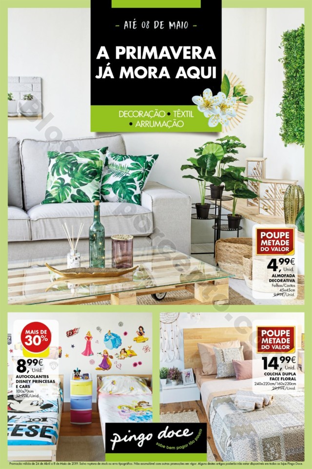 Antevisão Folheto PINGO DOCE Promoções de 24 ab Novo Folheto Pingo Doce Especial Bazar Primavera até 8mai