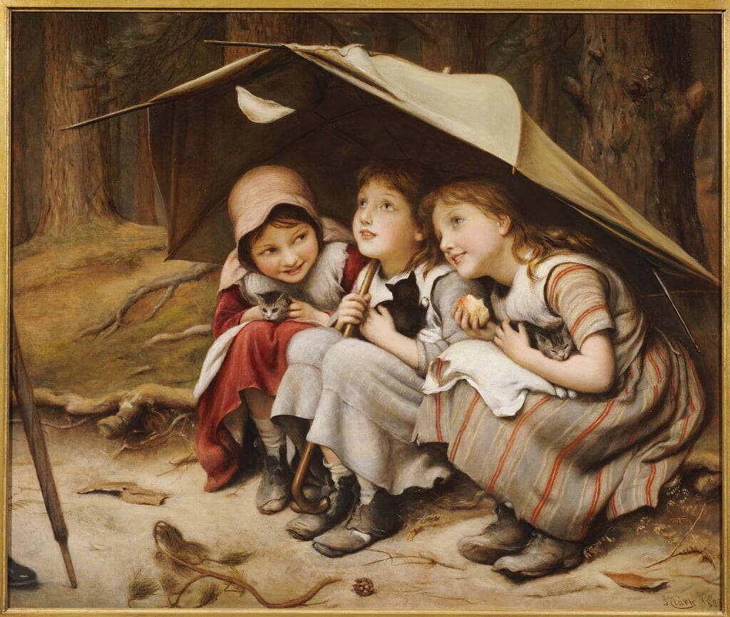 Três gatinhos, 1883 · Joseph Clark.jpg