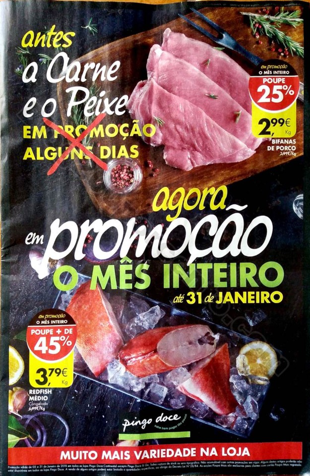 antevisão folheto Pingo Doce especial frescos 16a31jan