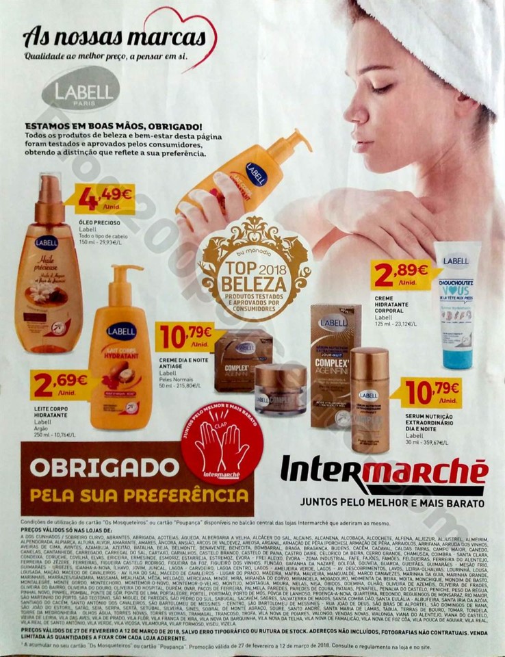 antevisão folheto Intermarché As Nossas Marcas 27a12mar