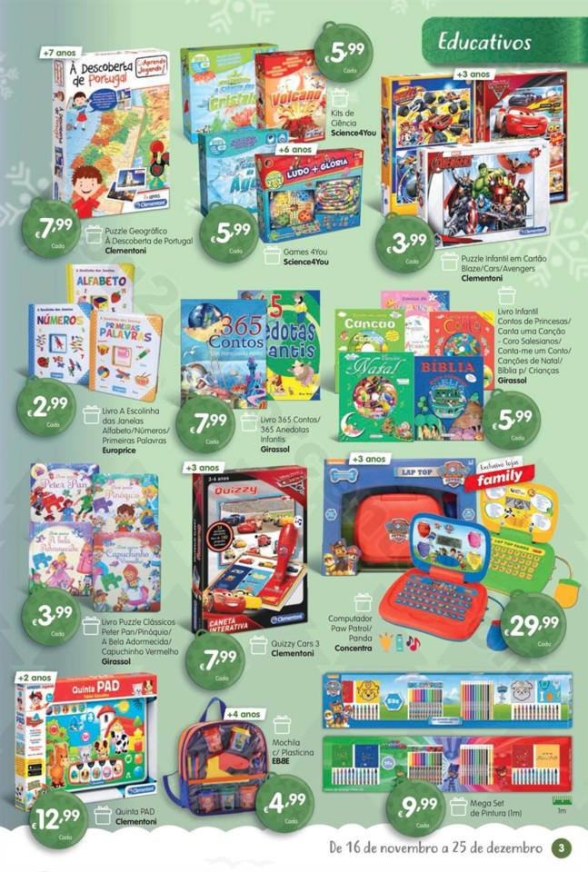Antevisão Folheto Minipreço Especial Natal 16nov25 dez