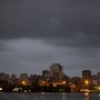 Amanhecer no Rio - Cidade amanhece chuvosa nesta t