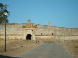 vista parcial da fortaleza de almeida - fot