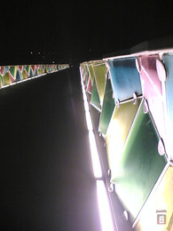 Ponte pedonal de Coimbra à noite