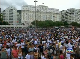 Réveillon Copacabana - Multidão participa da fes