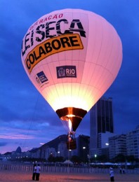 Balão de ar quente da Operação Lei Seca estreou